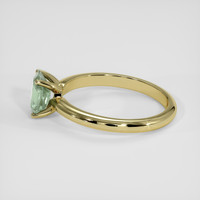 1.44 Ct. Green Sapphire Ring, 14K Yellow Gold 4