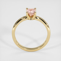 0.95 Ct. Padparadscha Sapphire Ring, 14K Yellow Gold 3
