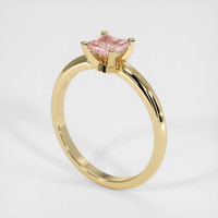 0.56 Ct. Sapphire Ring, 14K Yellow Gold 2