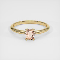 0.36 Ct. Padparadscha Sapphire Ring, 14K Yellow Gold 1