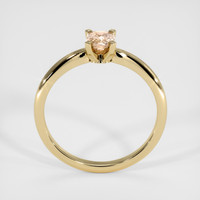 0.36 Ct. Padparadscha Sapphire Ring, 14K Yellow Gold 3