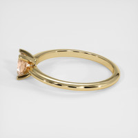 0.36 Ct. Padparadscha Sapphire Ring, 14K Yellow Gold 4