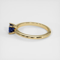 0.64 Ct. Sapphire Ring, 14K Yellow Gold 4