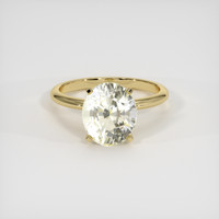 4.32 Ct. Sapphire Ring, 14K Yellow Gold 1