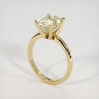 4.32 Ct. Sapphire Ring, 14K Yellow Gold 2