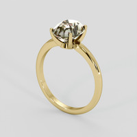 4.16 Ct. Bi Color Sapphire Ring, 14K Yellow Gold 2