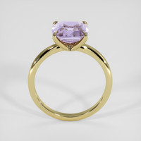 3.02 Ct. Purple Sapphire Ring, 14K Yellow Gold 3