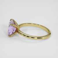 3.02 Ct. Purple Sapphire Ring, 14K Yellow Gold 4