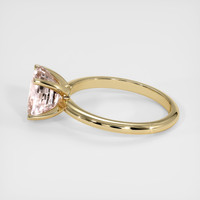 3.06 Ct. Padparadscha Sapphire Ring, 14K Yellow Gold 4