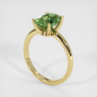 3.03 Ct. Sapphire Ring, 14K Yellow Gold 2