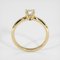 0.66 Ct. Peach Sapphire Ring, 14K Yellow Gold 3