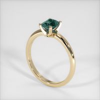 0.88 Ct. Sapphire Ring, 14K Yellow Gold 2