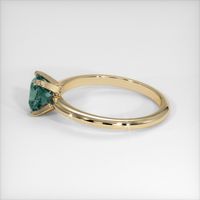 0.88 Ct. Sapphire Ring, 14K Yellow Gold 4