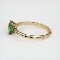 0.79 Ct. Yellowish Green Sapphire Ring, 14K Yellow Gold 4