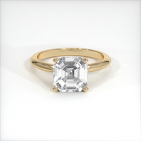 2.87 Ct. White Sapphire Ring, 14K Yellow Gold 1