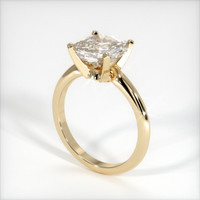 2.87 Ct. White Sapphire Ring, 14K Yellow Gold 2