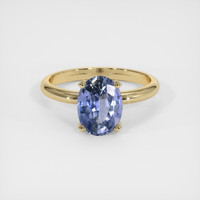 2.22 Ct. Sapphire Ring, 14K Yellow Gold 1