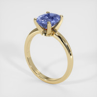 2.22 Ct. Sapphire Ring, 14K Yellow Gold 2