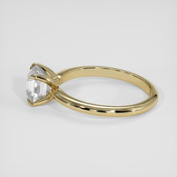 1.62 Ct. White Sapphire Ring, 14K Yellow Gold 4