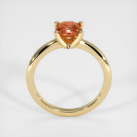 1.62 Ct. Orangish Brown Sapphire Ring, 14K Yellow Gold 3