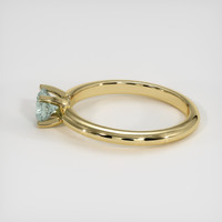 0.55 Ct. Sapphire Ring, 14K Yellow Gold 4