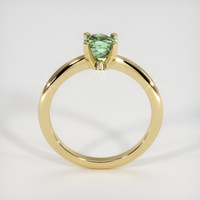 1.13 Ct. Green Sapphire Ring, 14K Yellow Gold 3