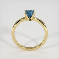 0.78 Ct. Sapphire Ring, 14K Yellow Gold 3
