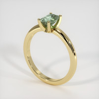 1.10 Ct. Sapphire Ring, 14K Yellow Gold 2
