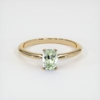 0.80 Ct. Sapphire Ring, 14K Yellow Gold 1