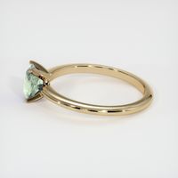 0.80 Ct. Sapphire Ring, 14K Yellow Gold 4