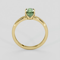1.37 Ct. Green Sapphire Ring, 14K Yellow Gold 3