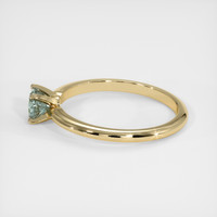 0.76 Ct. Sapphire Ring, 14K Yellow Gold 4