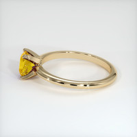 0.92 Ct. Sapphire Ring, 14K Yellow Gold 4
