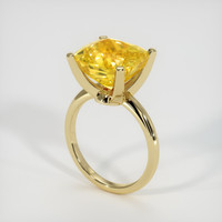 10.02 Ct. Sapphire Ring, 14K Yellow Gold 2