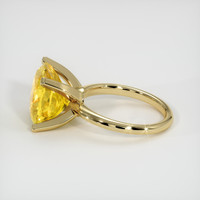 10.02 Ct. Sapphire Ring, 14K Yellow Gold 4