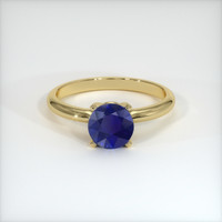 1.42 Ct. Sapphire Ring, 18K Yellow Gold 1