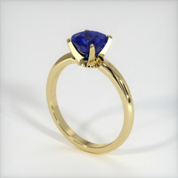 1.42 Ct. Sapphire Ring, 18K Yellow Gold 2