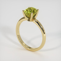 1.82 Ct. Bi Color Sapphire Ring, 18K Yellow Gold 2
