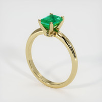 Emerald Ring 0.86 Ct. 18K Yellow Gold Preview