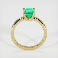 1.66 Ct. Emerald  Ring - 18K Yellow Gold