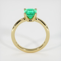 Solitaire Emerald Ring 1.66 Ct., 18K Yellow Gold Preview