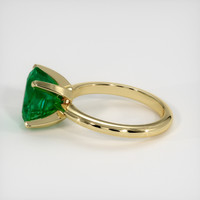 3.46 Ct. Emerald Ring, 18K Yellow Gold 4