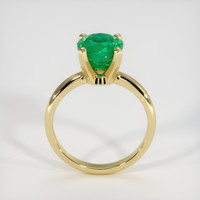 2.29 Ct. Emerald  Ring - 18K Yellow Gold