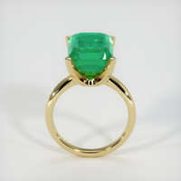 5.77 Ct. Emerald  Ring - 18K Yellow Gold