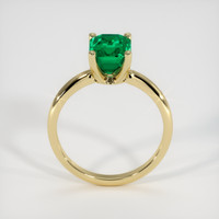 1.90 Ct. Emerald Ring, 18K Yellow Gold 3