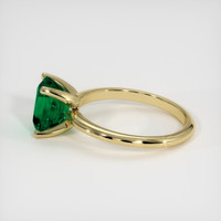 1.90 Ct. Emerald Ring, 18K Yellow Gold 4