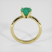 1.20 Ct. Emerald Ring, 18K Yellow Gold 3