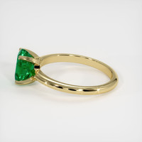 1.21 Ct. Emerald Ring, 18K Yellow Gold 4