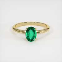 Emerald Ring 0.85 Ct., 18K Yellow Gold Preview