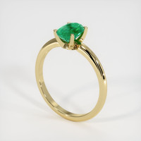 Emerald Ring 0.85 Ct., 18K Yellow Gold Preview